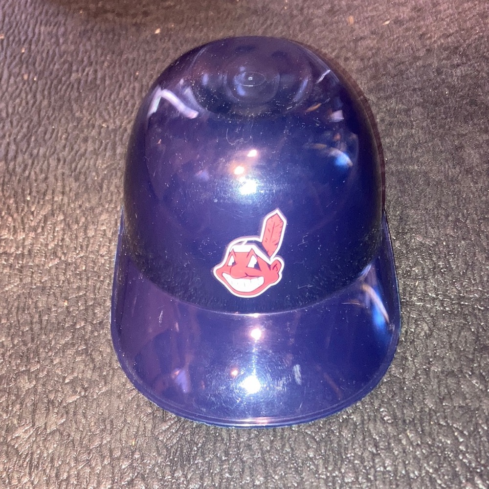 🥣⚾️Vintage Cleveland Indians Baseball Helmet Cereal Ice Cream Bowl - Ohio ⚾️🍦